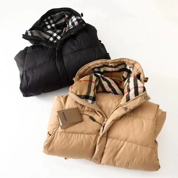 Burberry Mens Black Puffer Jacket